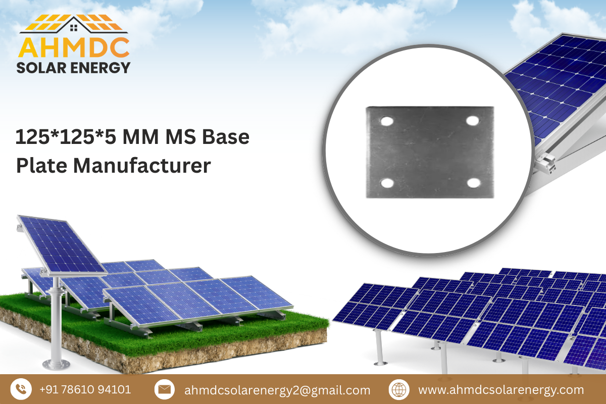 125*125*5 MM MS Base Plate Manufacturer