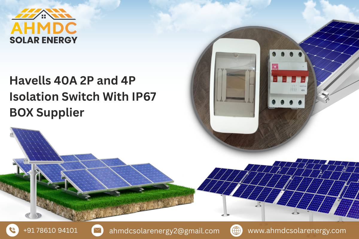 Havells 40A 2P and 4P Isolation Switch With IP67 BOX Supplier