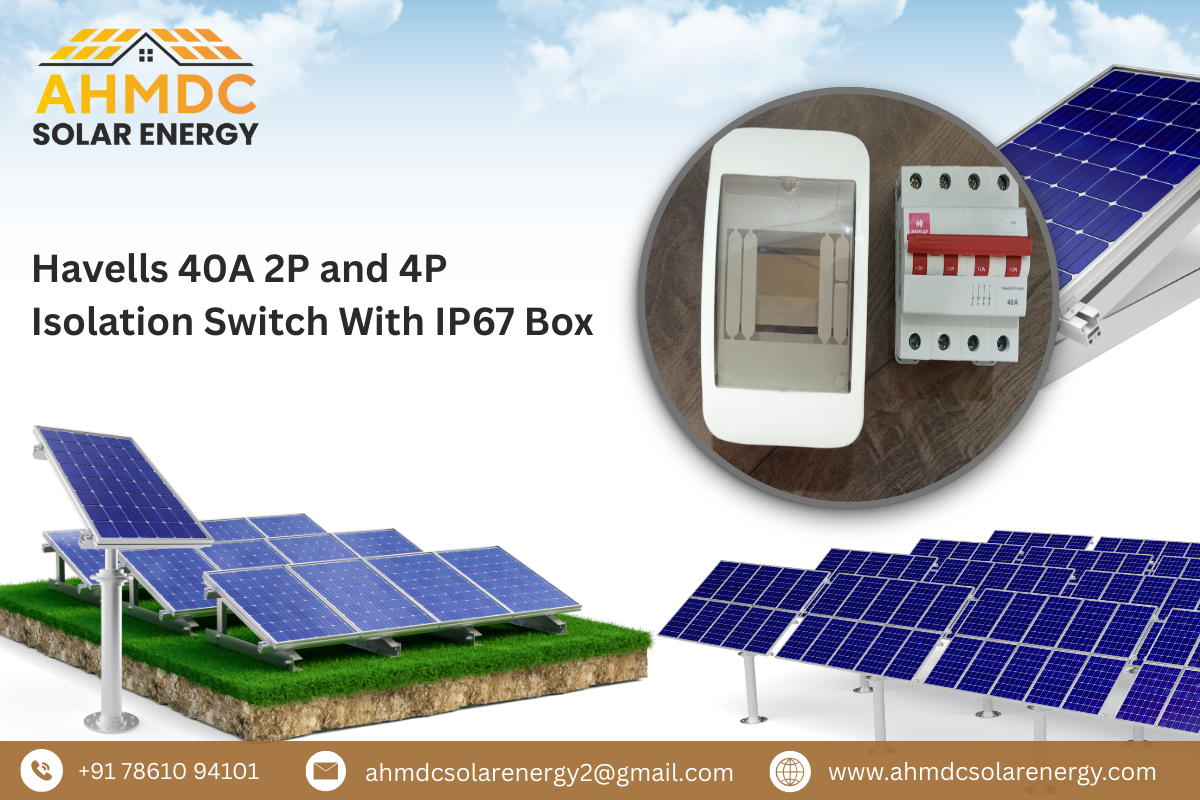 Havells 40A 2P and 4P Isolation Switch With IP67 Box