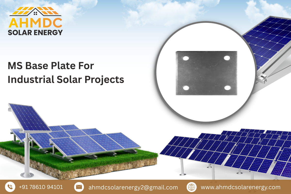 MS Base Plate For Industrial Solar Projects