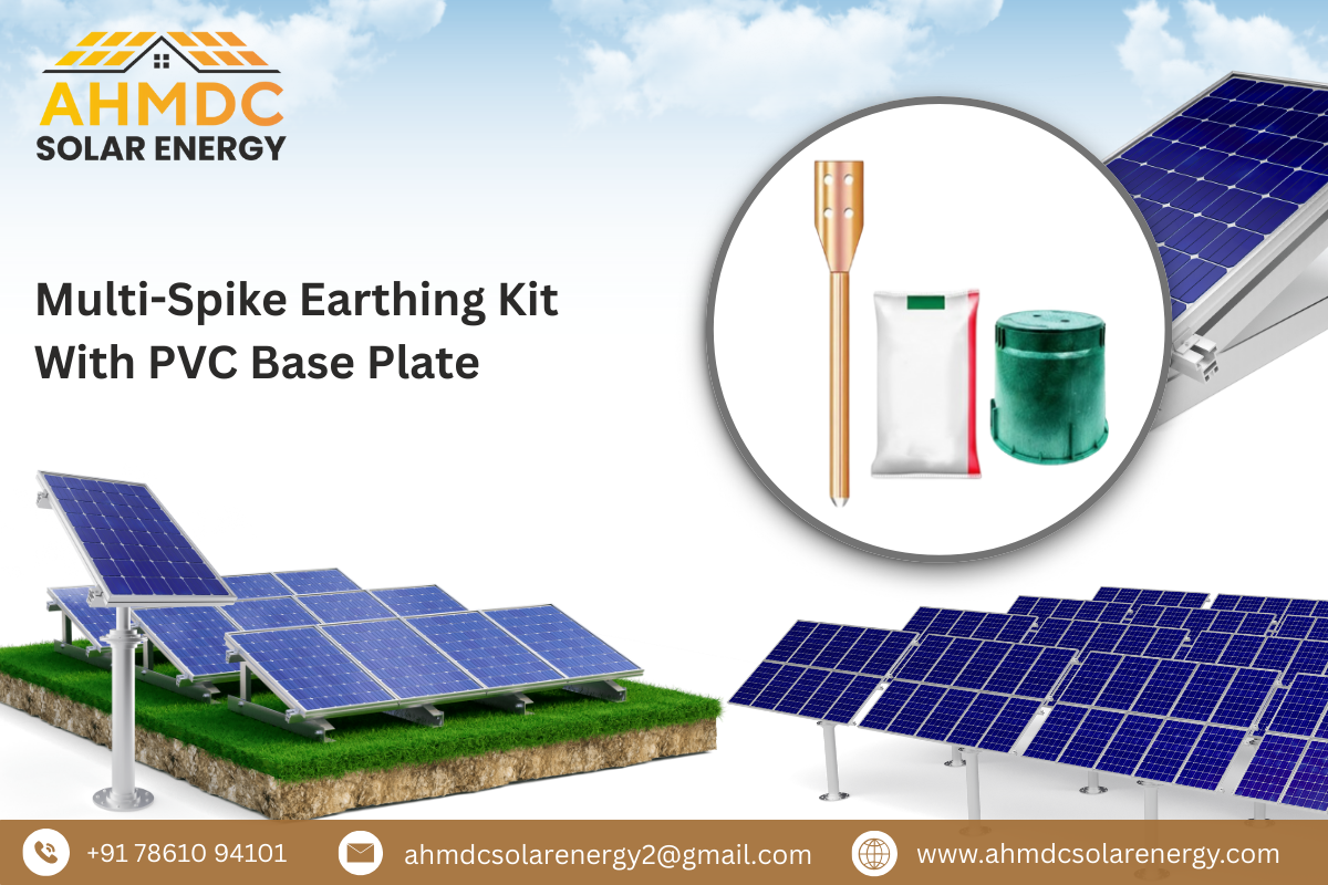 Multi-Spike Earthing Kit With PVC Base Plate