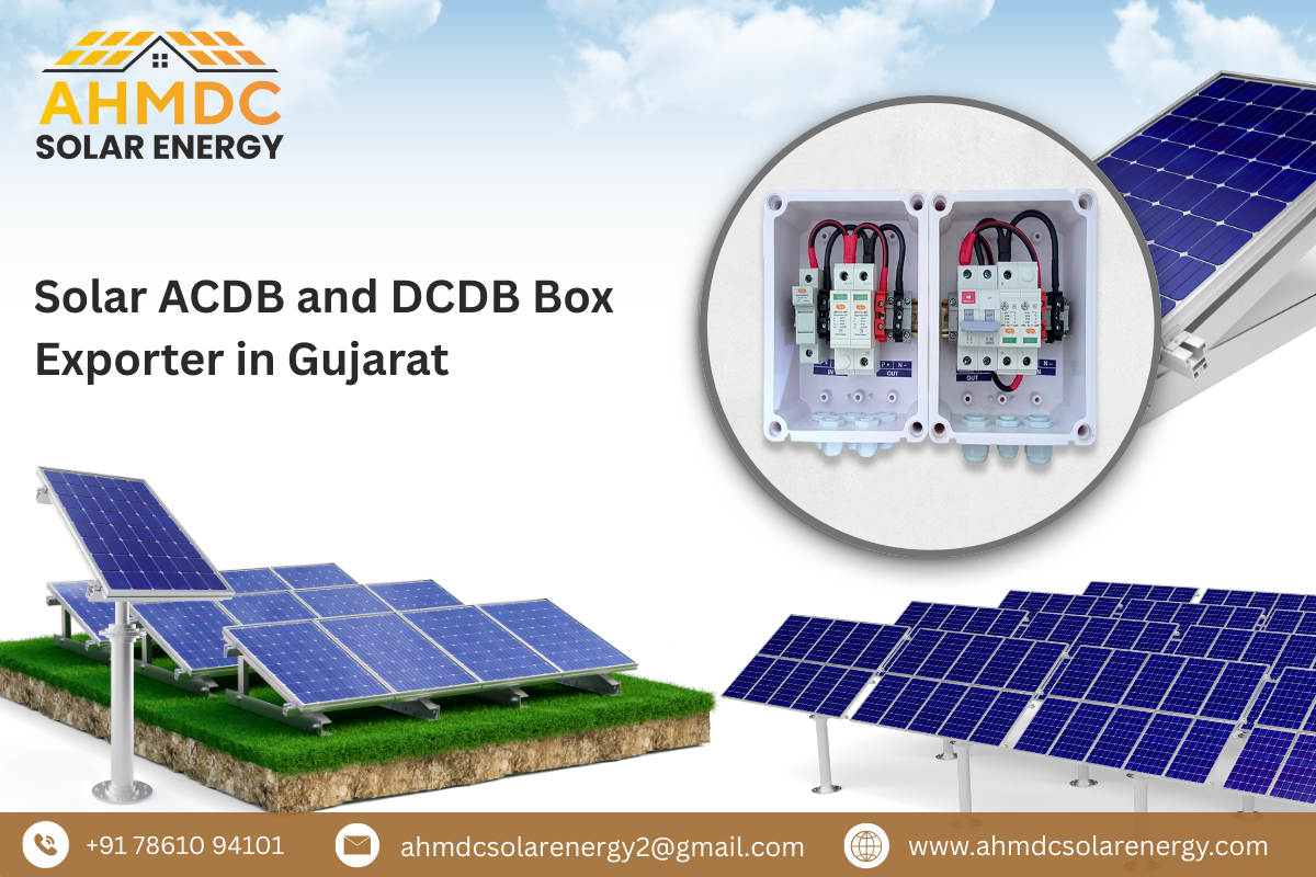 Solar ACDB and DCDB Box Exporter in Gujarat