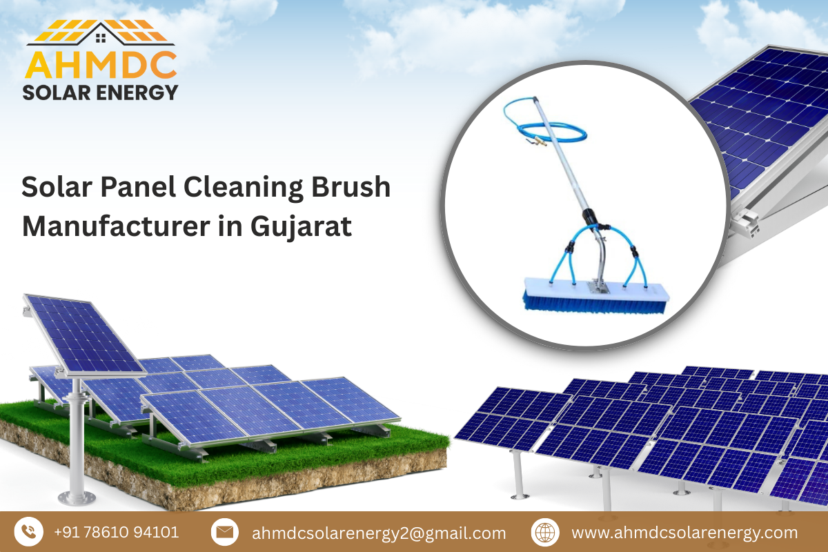Solar Panel Cleaning Brush Manufacturer in Gujarat