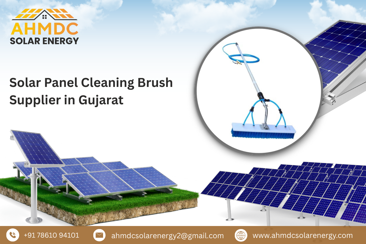 Solar Panel Cleaning Brush Supplier in Gujarat