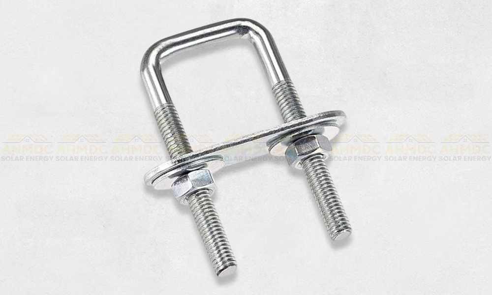 SS304 U-BOLT WITH GI PAATI & FLANGE NUT